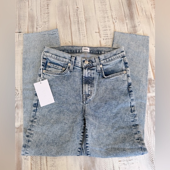 Edwin Bree Ankle Straight Cropped Jeans | Cosmic Wash - Picture 7 of 12